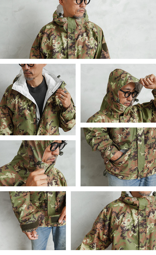 実物 新品 デッドストック イタリア軍 WATERPROOF リバーシブル