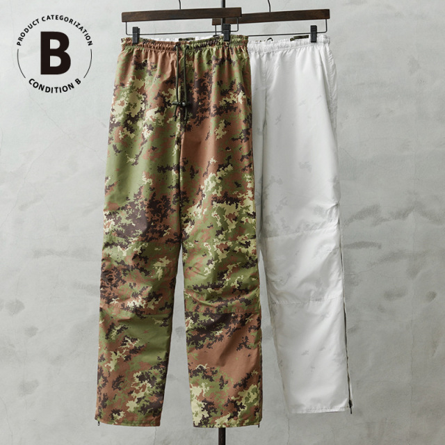☆今だけ15%OFF☆実物 新品 デッドストック イタリア軍 WATERPROOF リバーシブルパンツ ベジタトカモ＆スノーカモ コンディションB【キャンペーン対象外】【I】 ミリタリー