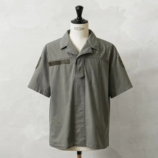 実物 USED オーストリア軍 プルオーバー ショートスリーブ フィールドシャツ【キャンペーン対象外】【I】 ミリタリー 古着
