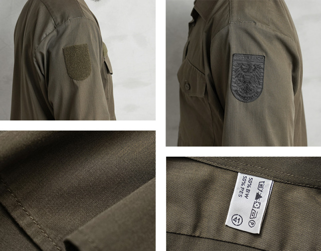 実物 USED オーストリア軍 ショートスリーブ コンバットシャツ