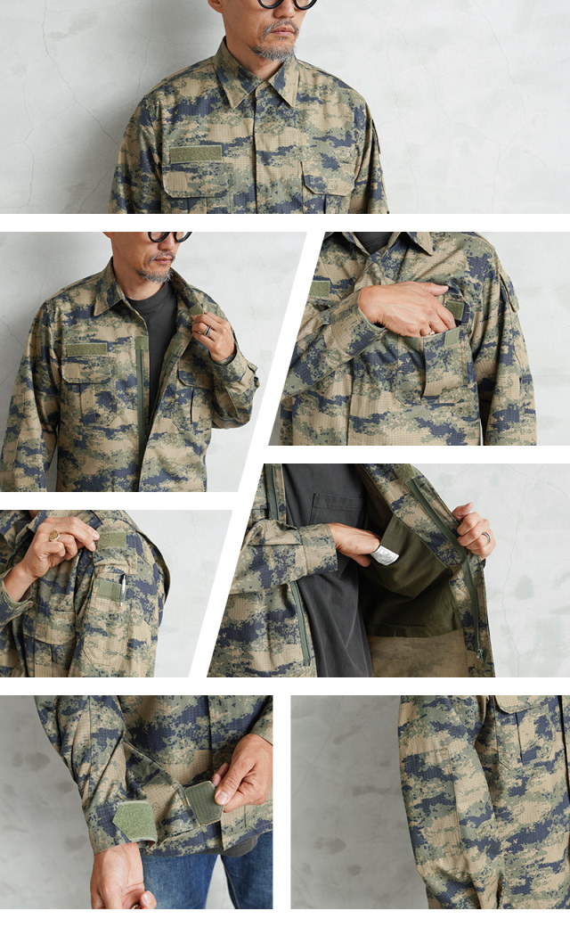 ブルガリア軍 空軍迷彩ジャケット 冬用です！【ブルガリアの軍服】陸軍防寒空挺迷彩ジャケット