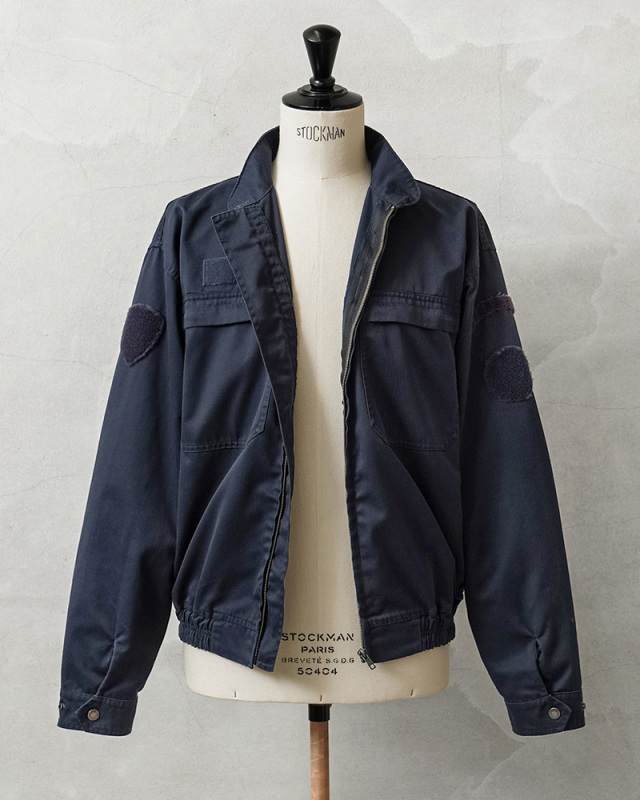 実物 USED フランス軍 MILITARY POLICE スタンドカラー