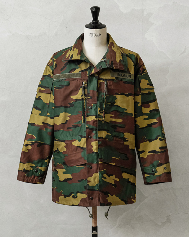 実物 新品 デッドストック ベルギー軍 M-90 ジグソーカモ