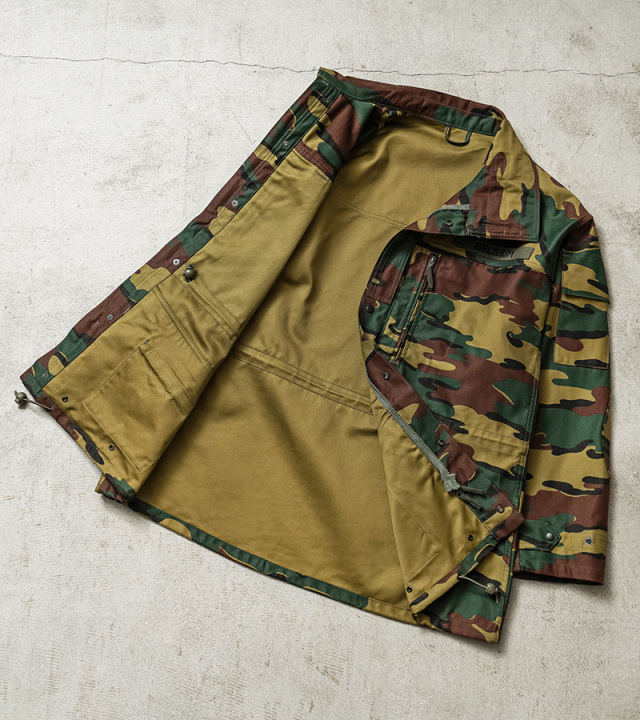 実物 新品 デッドストック ベルギー軍 M-90 ジグソーカモ