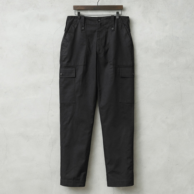 実物 新品 デッドストック イギリス軍 ライトウェイト BLACK ファティーグパンツ / カーゴパンツ【キャンペーン対象外】【I】