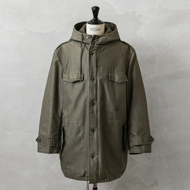 実物 USED ドイツ軍 ボアライニング フィールドパーカー OD【Gr42～Gr106サイズ】【キャンペーン対象外】【I】 ミリタリー