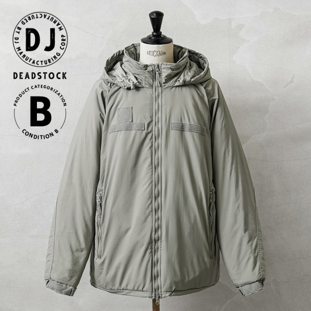 実物 新品 デッドストック 米軍 ECWCS Gen III Level 7 ジャケット URBAN GREY コンディションB【DJ MANUFACTURING CORP】【キャンペーン対象外】 【I】 ミリタリー