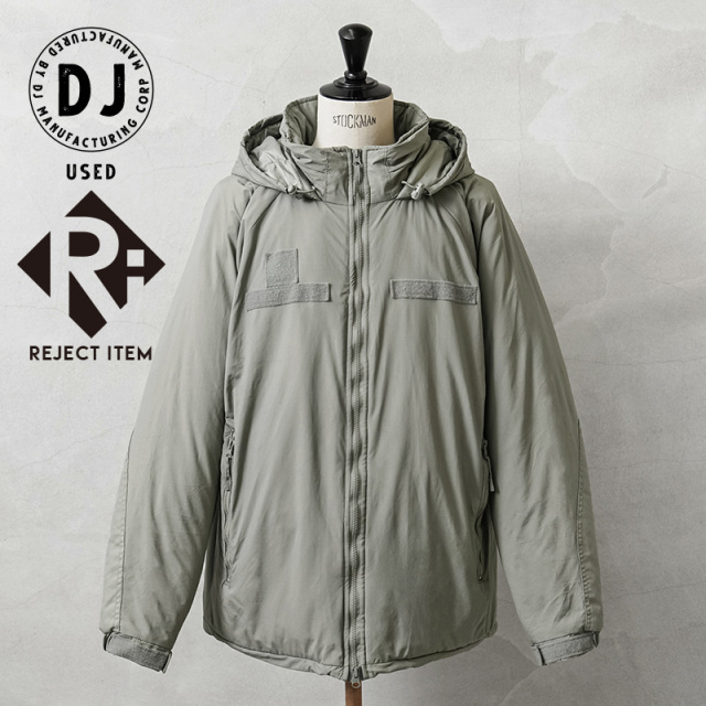リジェクト 訳あり品 実物 USED 米軍 ECWCS Gen III Level 7 ジャケット URBAN GREY【DJ MANUFACTURING CORP】【キャンペーン対象外】 【I】