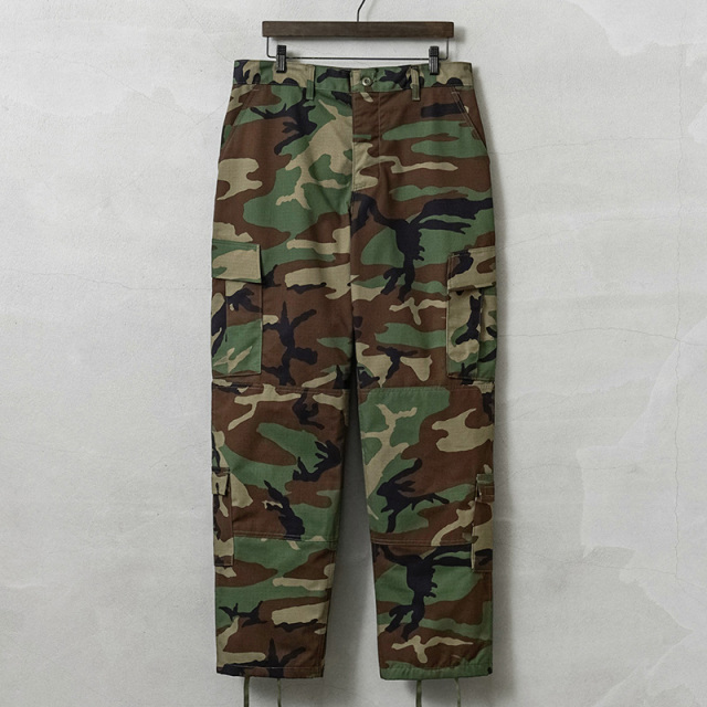 ★割引中15％OFF★実物 新品 デッドストック 米軍 M-81 ACU リップストップ コンバット カーゴパンツ ウッドランド【キャンペーン対象外】【I】