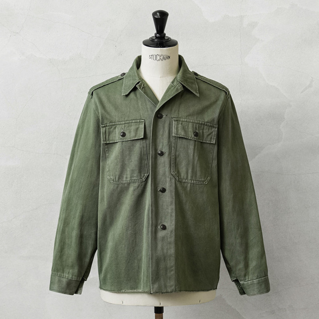 実物 USED ハンガリー軍 フィールド シャツ ジャケット 裾未処理【キャンペーン対象外】【I】ミリタリー