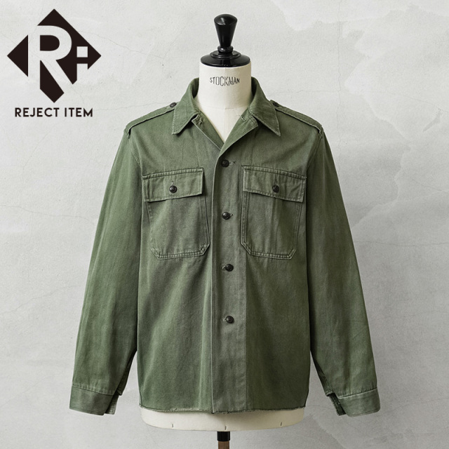 リジェクト 訳あり品 実物 USED ハンガリー軍 フィールド シャツ ジャケット 裾未処理【キャンペーン対象外】【I】ミリタリー