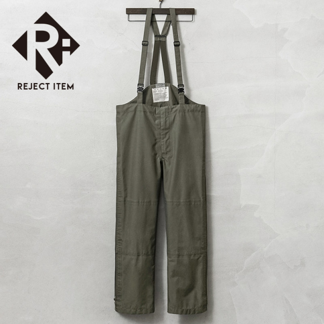 リジェクト 訳あり品 実物 USED オーストリア軍 アルパイン GORE-TEX オーバーパンツ サスペンダー付き【キャンペーン対象外】【I】