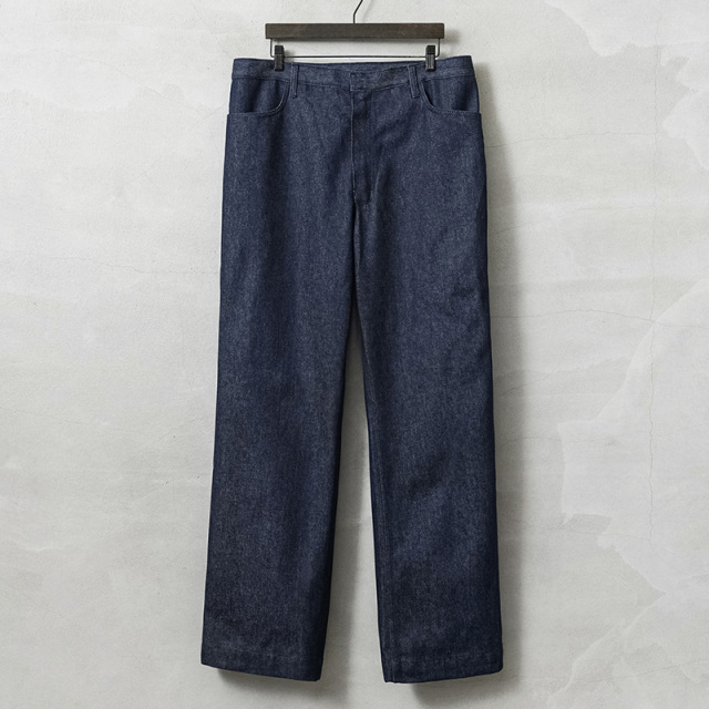 実物 新品 デッドストック イタリア軍 デニムワークパンツ バックポケット無し【キャンペーン対象外】【I】