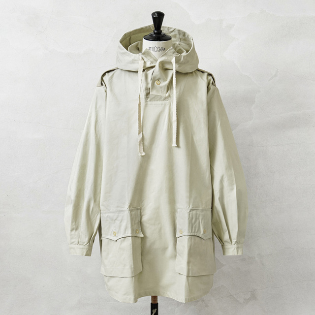 実物 新品 デッドストック スウェーデン軍 M-39 コットン プルオーバー スノーカモパーカー 2ボタン【キャンペーン対象外】【I】ミリタリー