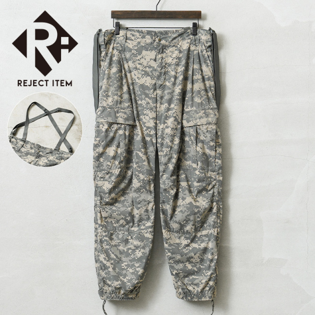 リジェクト 訳あり品 実物 USED 米軍 ECWCS GEN3 LEVEL5 コールドウェザー ソフトシェルパンツ UCP サスペンダー付き【キャンペーン対象外】【I】 古着