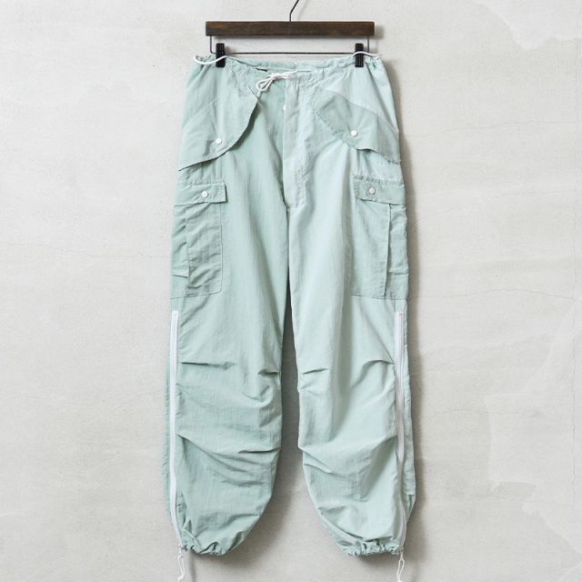 実物 新品 デッドストック 米軍 スノーカモ オーバーパンツ カーゴポケット付き ICE GREEN染め バイカラー【キャンペーン対象外】【I】