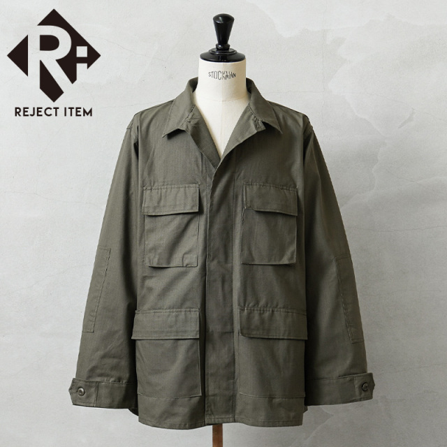 リジェクト 訳あり品 MADE IN USA 新品 米軍 デッドストック BDU ジャケット オリーブ 後期型タイプ ウエストアジャスター無し【キャンペーン対象外】【I】