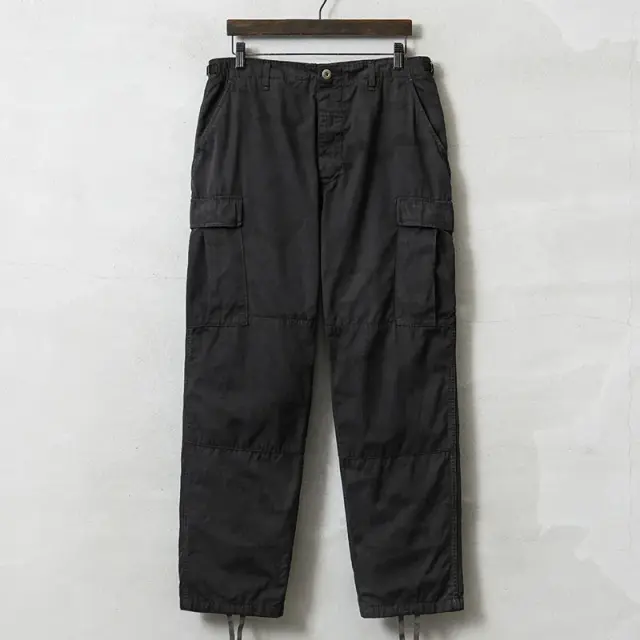 実物 USED 米軍 DCU カーゴパンツ 3カラーデザート リップストップ BLACK染め【キャンペーン対象外】【I】