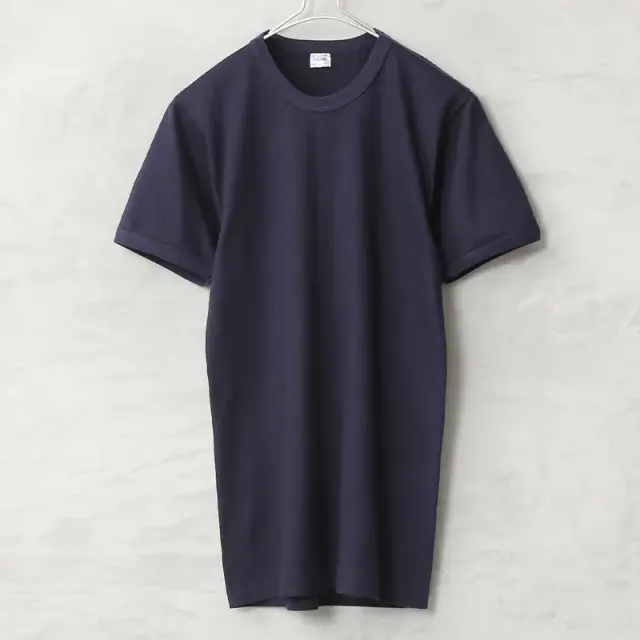 実物 新品 デッドストック イタリア海軍 バインダーネック S/S Tシャツ / イタリア軍【キャンペーン対象外】【I】