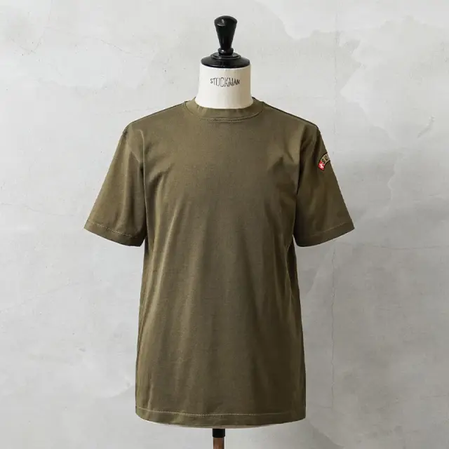 実物 新品 デッドストック スイス軍 ショートスリーブ Tシャツ COTTON【キャンペーン対象外】【I】
