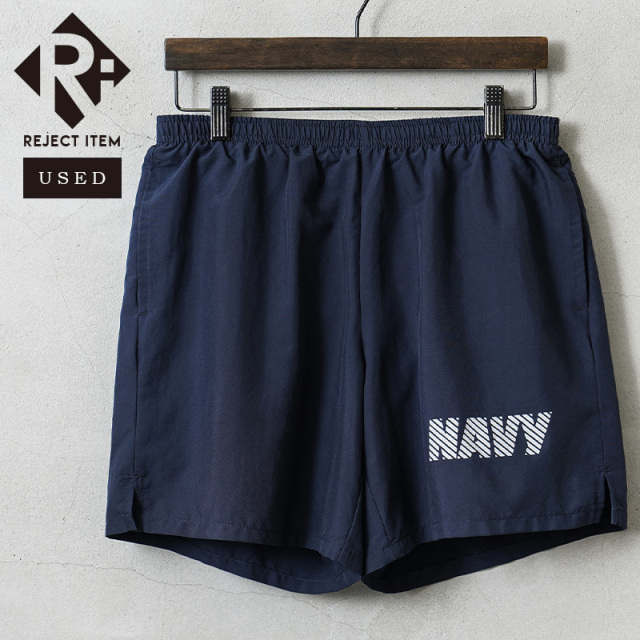 リジェクト 訳あり品 USED 米軍 U.S.NAVY NB社製 フィジカル トレーニングショーツ MADE IN USA【キャンペーン対象外】【I】