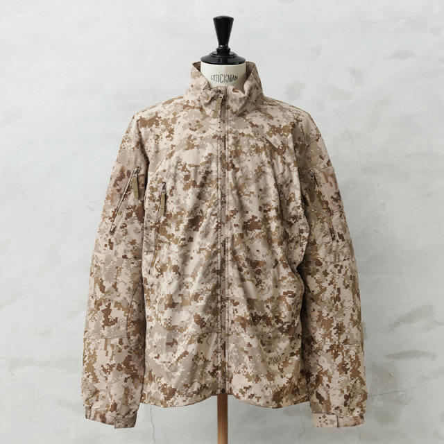 実物 新品 デッドストック 米軍 PTG MRS LEVEL5 ソフトシェル ジャケット AOR1 DESERT WITHOUT HOOD【#1】【キャンペーン対象外】【T】