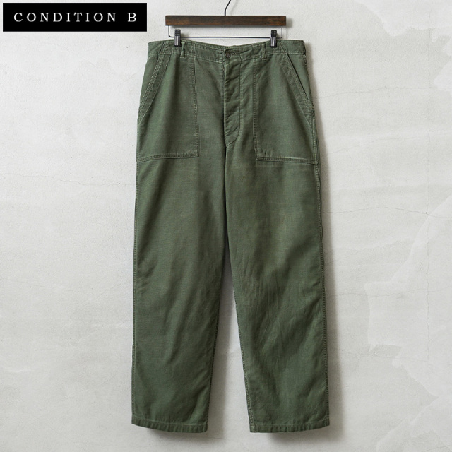 希少 実物 USED 米軍 VINTAGE 60’s前期 OG-107 ユーティリティパンツ コンディションB / ベイカーパンツ【キャンペーン対象外】【T】