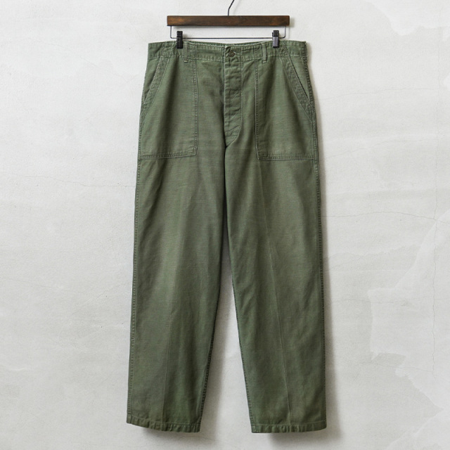 希少 実物 USED 米軍 VINTAGE 60’s中期 OG-107 ユーティリティパンツ / ベイカーパンツ【キャンペーン対象外】【T】