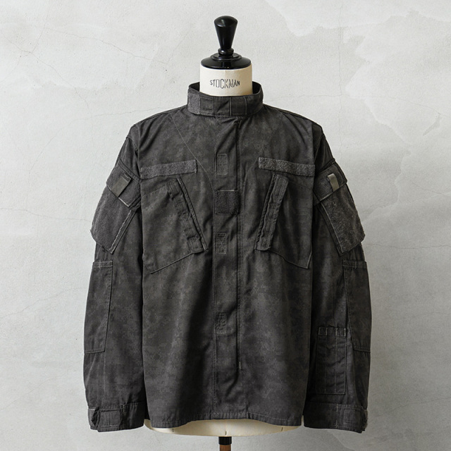実物 USED 米軍 ACU コンバット ジャケット UCP BLACK染め【キャンペーン対象外】【I】