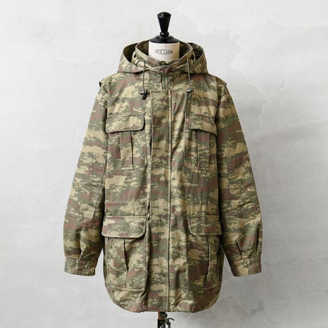 実物 USED トルコ軍 M2008 フィールド パーカー ライナー付 NANOカモ タイプA（ZIPベンチレーションあり）/ トルコ陸軍【キャンペーン対象外】【I】