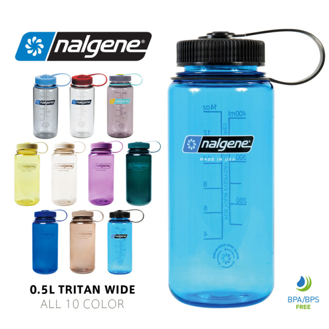 ★カートで割引対象品★NALGENE ナルゲン 広口 0.5L TRITAN RENEW プラスチックボトル 水筒 MADE IN USA【Sx】【T】
