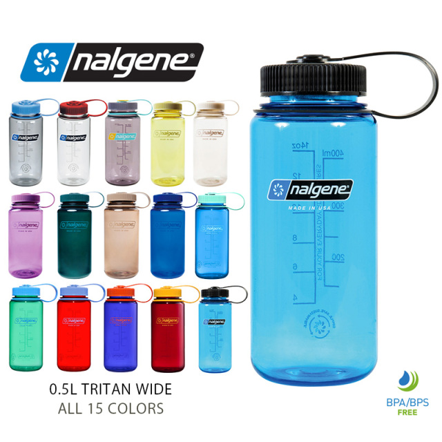 【即日出荷対応】NALGENE ナルゲン 広口 0.5L TRITAN RENEW プラスチックボトル 水筒 MADE IN USA【Sx】【T】