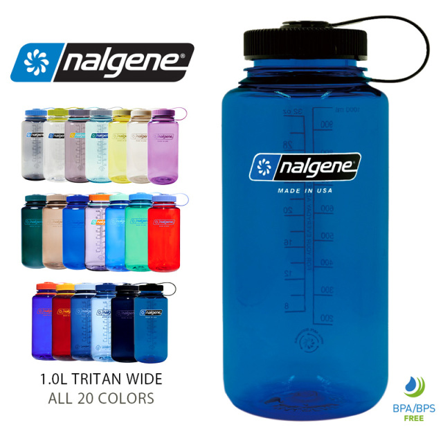 【即日出荷対応】NALGENE ナルゲン 広口 1.0L TRITAN RENEW プラスチックボトル 水筒 MADE IN USA【Sx】【T】