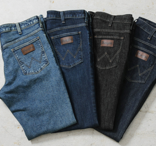 WIND AND SEA ×WRANGLERダークブルー デニムパンツ