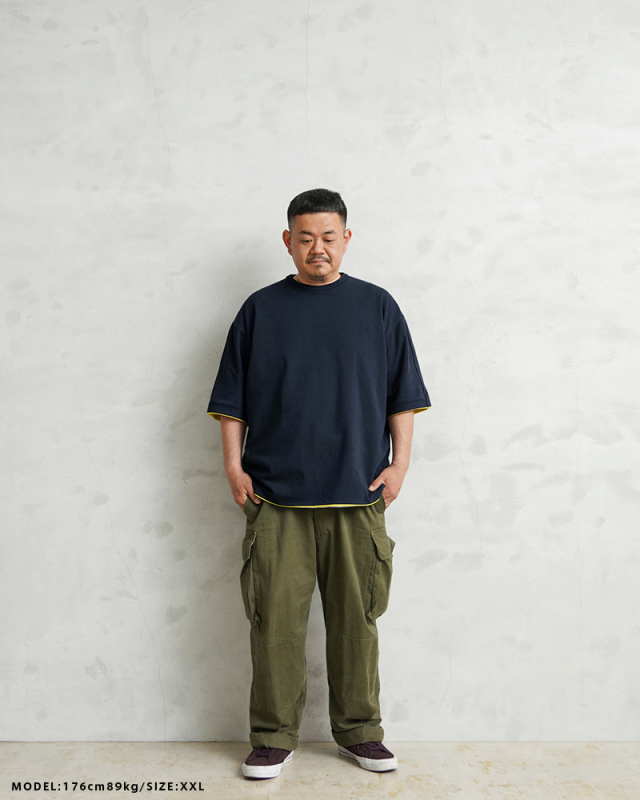 U.S.NAVY カーゴパンツ 美品 米海軍 US.NAVY リバーシブルTシャツ 