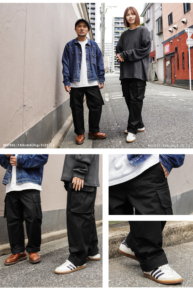 フランス軍 M-47 カーゴパンツ 後期型 HBT WAIPER.inc【24WP1026】