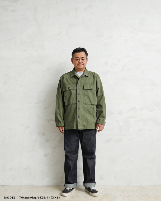米軍 1940's U.S.ARMY M-41 HBT コンバットジャケット WAIPER