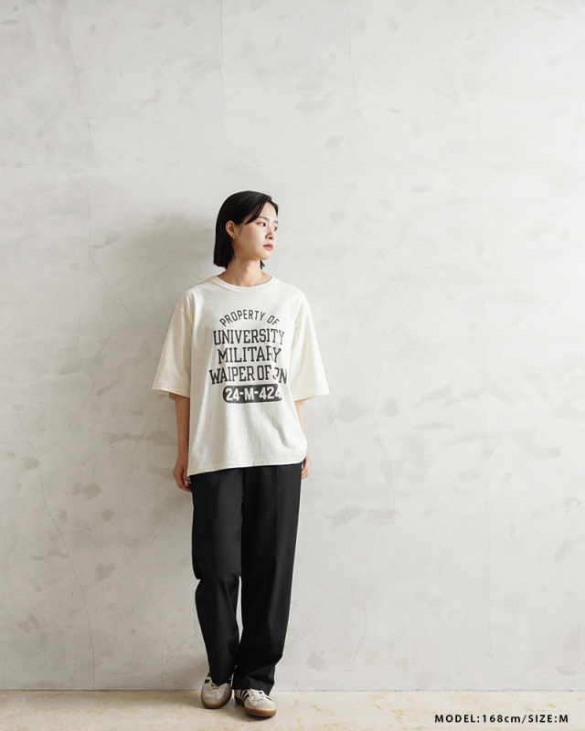 【日本未入荷】ヴィンテージ風 厚手コットンジャージー Tシャツ ビンテージワードロゴUSAコットンTシャツ｜メンズファッション