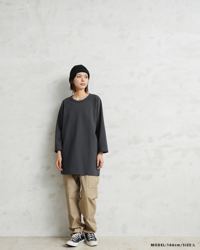 WAIPER.inc フライスTシャツTHREE-QUARTER SLEEVE WAIPER.inc ワイパーインク フライスTシャツ THREE-QUARTER