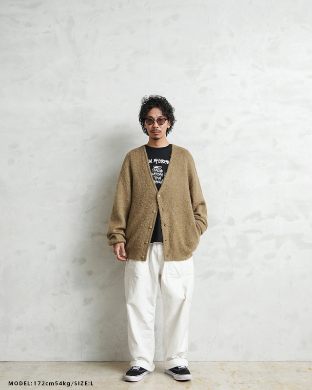 モヘアニット カーディガン SOLID WAIPER.inc