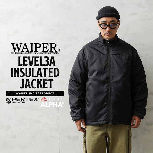 【即日出荷対応】WAIPER.inc LEVEL3A POLARTEC Alpha インサレーテッドジャケット PERTEX UNLIMITED【WP1077】【キャンペーン対象外】【T】