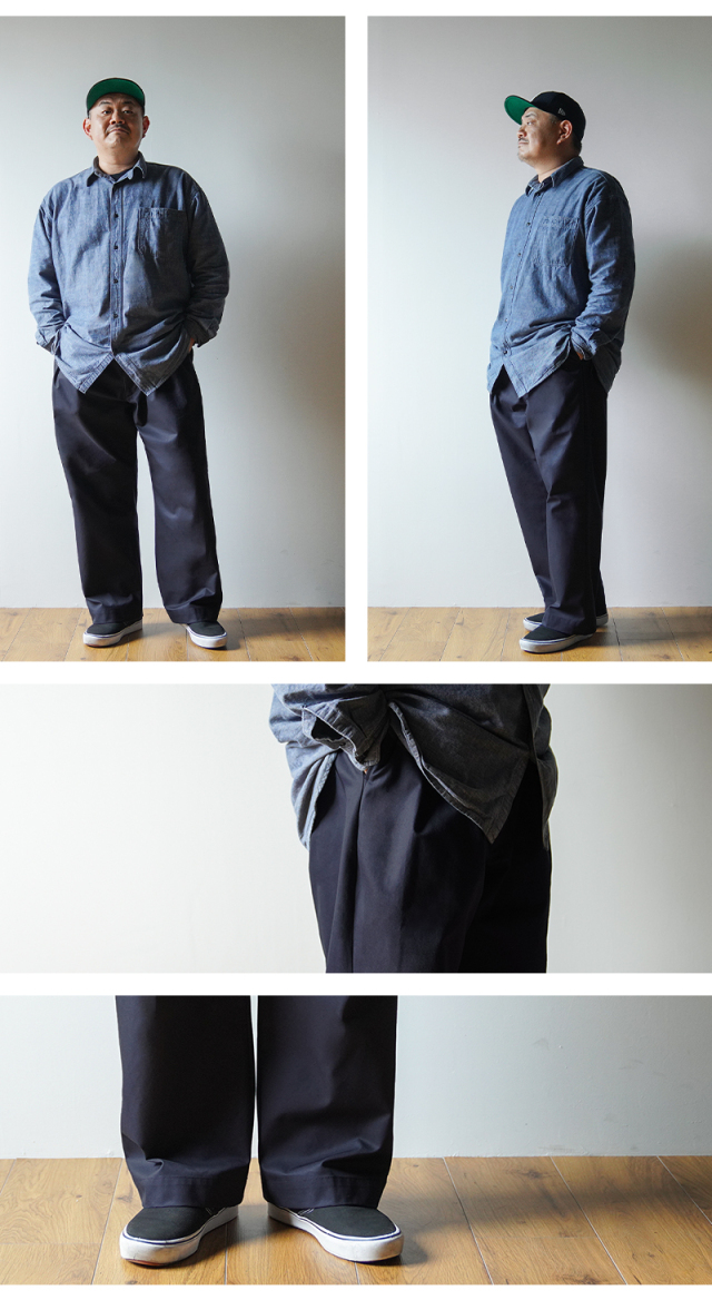 OZONO DENIM VENTILEチノ ROTAR チノパン VENTILE Light fabric Two tuck chino