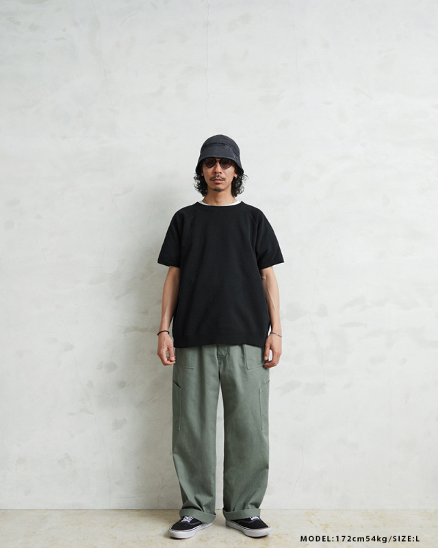 WAIPER.inc VINTAGE クルーネック S/S スウェットシャツ MADE IN