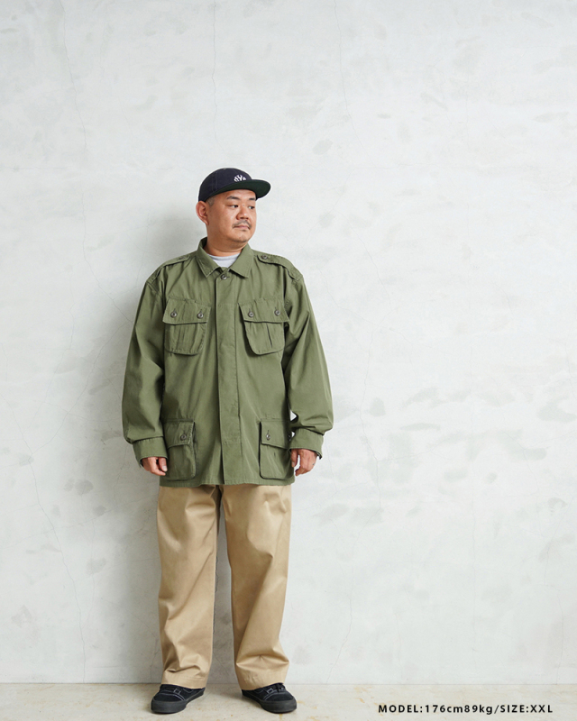 【80-90年代】Willis&Geigerジャングルファティーグ WAIPER.inc 米軍 ジャングルファティーグジャケット 1st【WP1099】