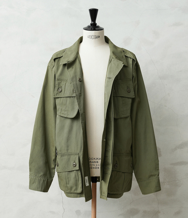 【80-90年代】Willis&Geigerジャングルファティーグ WAIPER.inc 米軍 ジャングルファティーグジャケット 1st【WP1099】