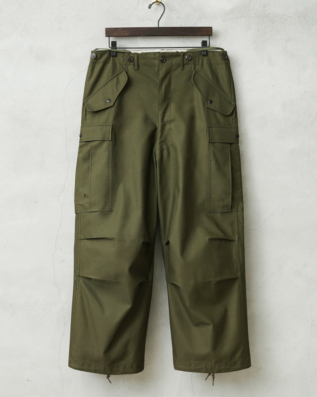 WAIPER.inc 米軍 M-51 フィールドカーゴパンツ オープンボタン