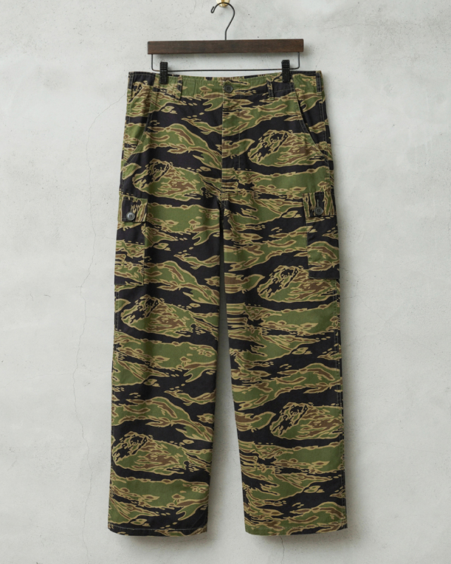 WAIPER.inc 米軍 タイガーストライプカモ カーゴトラウザー LATE WAR