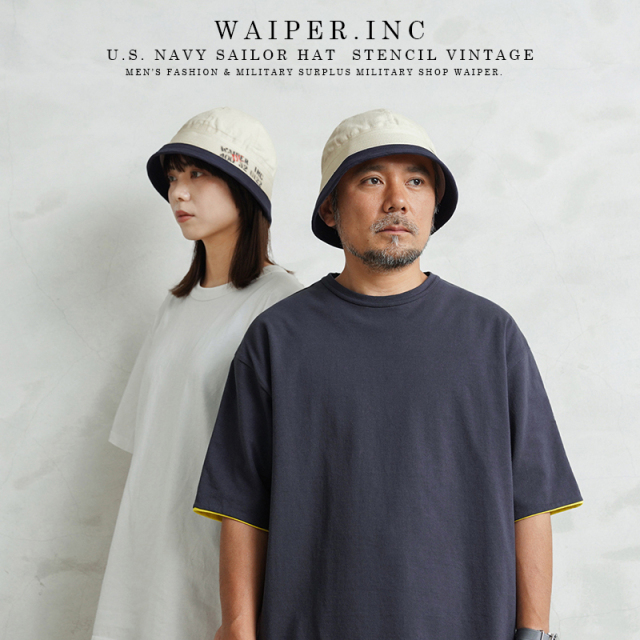 WAIPER KOUHEI TERRAI セーラーハット バケットハット 帽子 最新作売れ筋が満載 WAIPER KOUHEI TERRAI セーラーハット