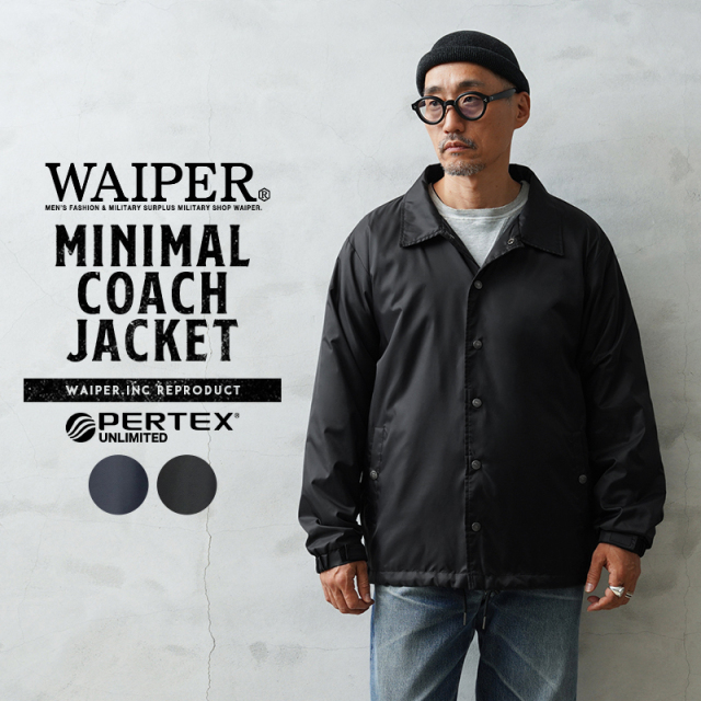WAIPER.inc ミニマル コーチジャケット PERTEX UNLIMITED【WP1130】【キャンペーン対象外】【T】ミリタリー
