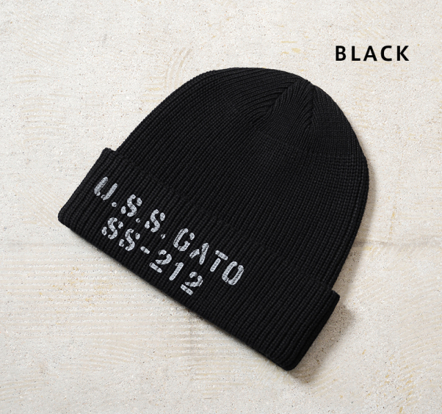 WAIPER.inc U.S.NAVY ワッチキャップ REGULAR STENCILモデル【WP1138B】